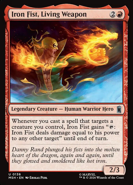 Iron Fist, Living Weapon - Legendary (Foil)
