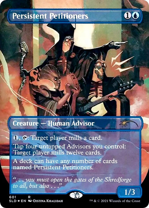 Persistent Petitioners - Borderless - Full Art - Inverted (Foil)