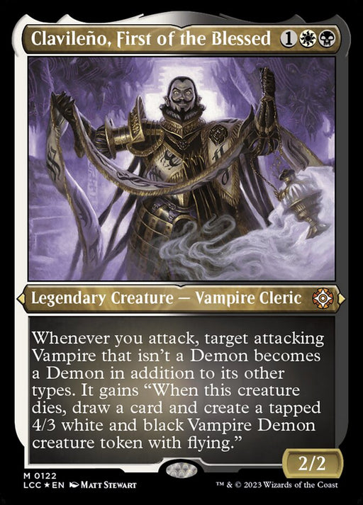 Clavileño, First of the Blessed - Etched - Inverted - Legendary - Etched (Foil)