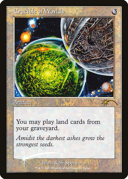 Crucible of Worlds - Retro Frame (Foil)