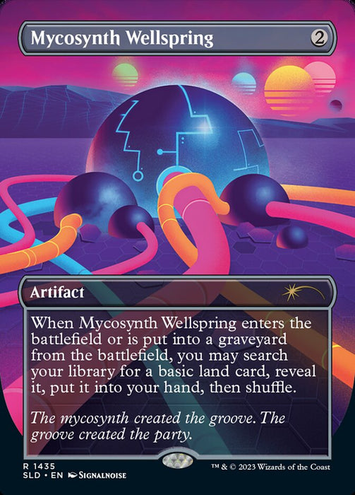 Mycosynth Wellspring - Borderless - Full Art - Inverted