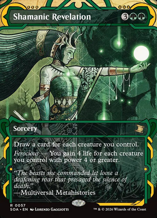 Shamanic Revelation - Borderless - Inverted - Showcase