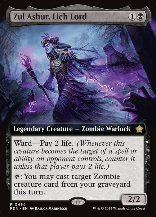 Zul Ashur, Lich Lord - Legendary - Extended Art