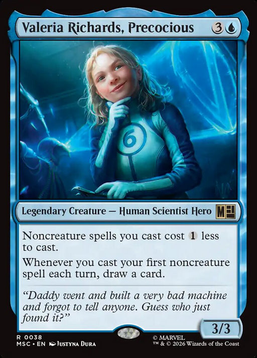 Valeria Richards, Precocious - Legendary - Surge Foil (Foil)