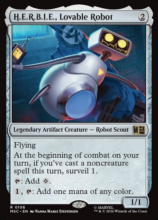 H.E.R.B.I.E., Lovable Robot - Legendary - Surge Foil (Foil)
