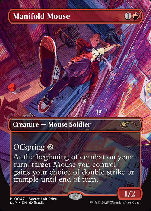 Manifold Mouse - Borderless - Full Art - Inverted (Foil)