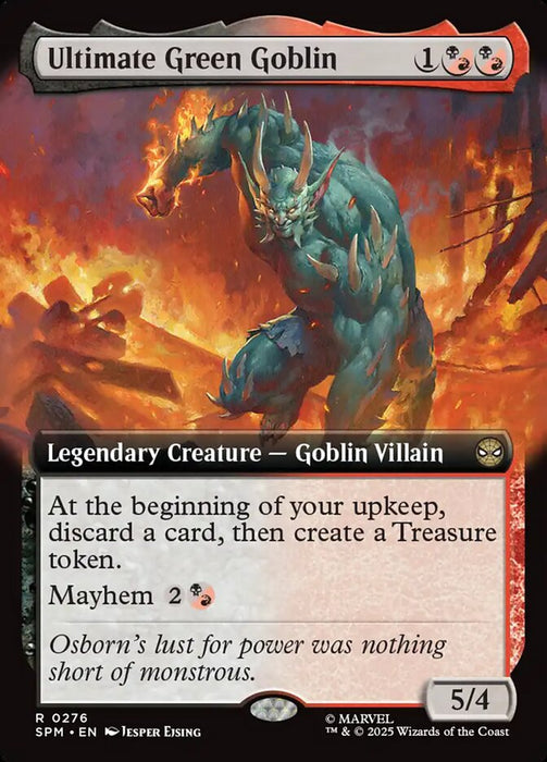 Ultimate Green Goblin - Extended Art - Legendary (Foil)