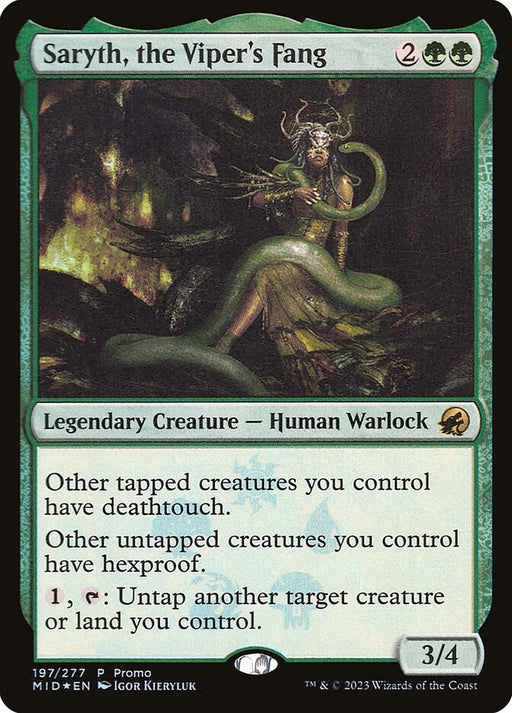 Saryth, the Viper's Fang - Legendary (Foil)