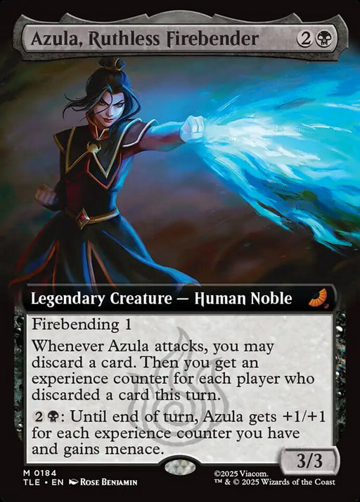 Azula, Ruthless Firebender - Extended Art - Legendary