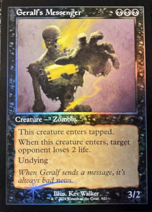 Geralf's Messenger - Retro Frame (Foil)