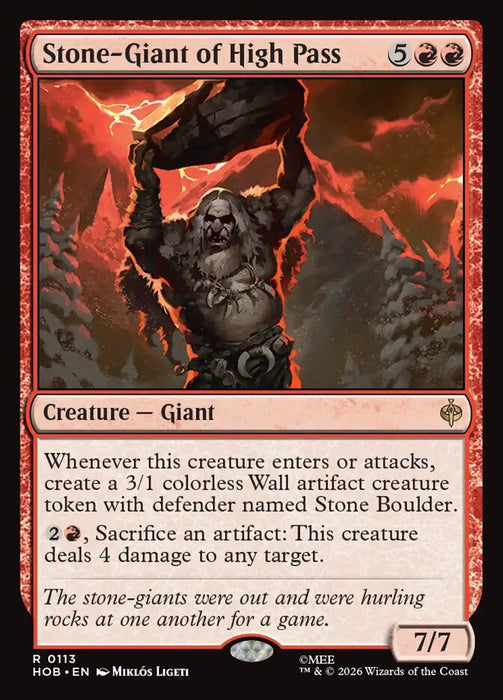 Stone-Giant of High Pass (Foil)