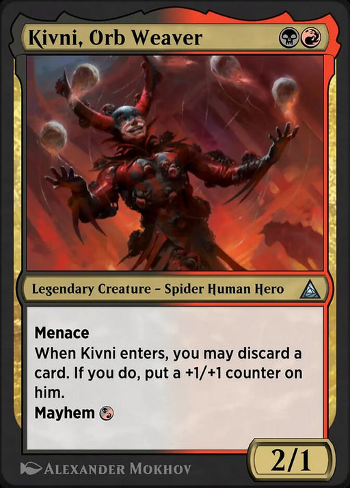 Kivni, Orb Weaver - Scarlet Spider, Kaine - Legendary