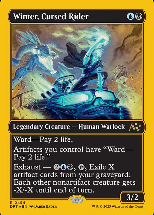 Winter, Cursed Rider - Legendary - Inverted (Foil)