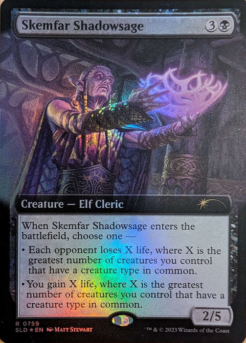 Skemfar Shadowsage - Extended Art (Foil)