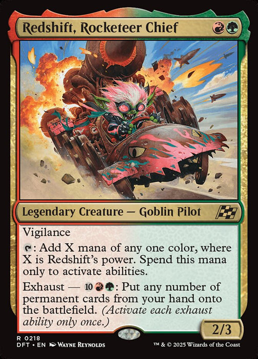 Redshift, Rocketeer Chief - Legendary (Foil)