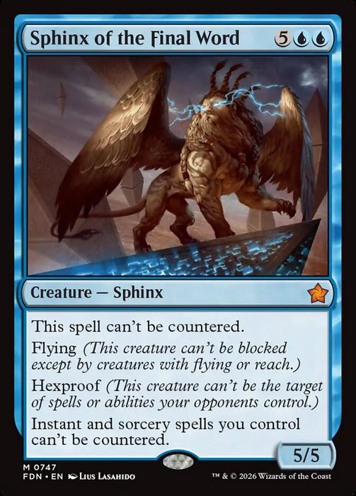 Sphinx of the Final Word (Foil)
