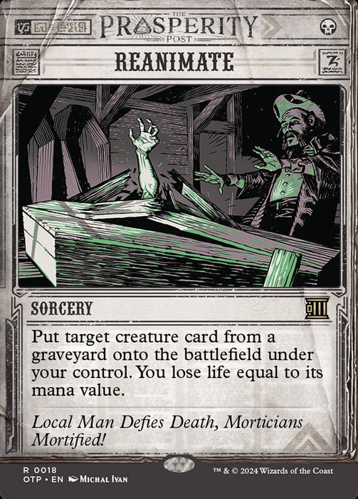 Reanimate - Borderless - Showcase (Foil)