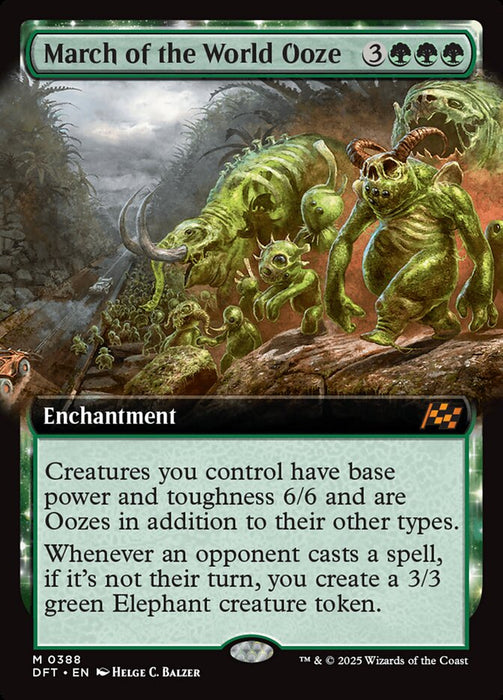March of the World Ooze - Enchantment - Extended Art (Foil)