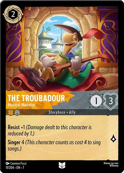 The Troubadour - Musical Narrator - Foil