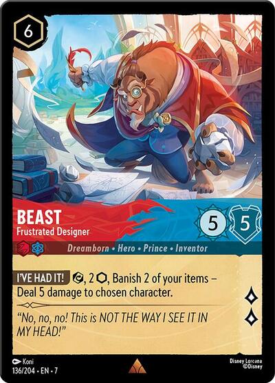 Beast - Frustrated Designer - Foil
