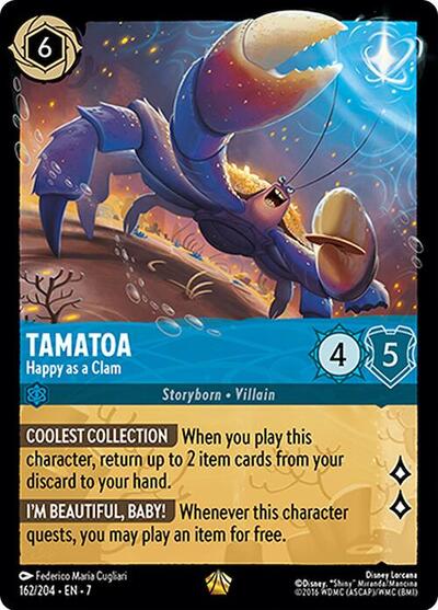 Tamatoa - Happy as a Clam - Foil