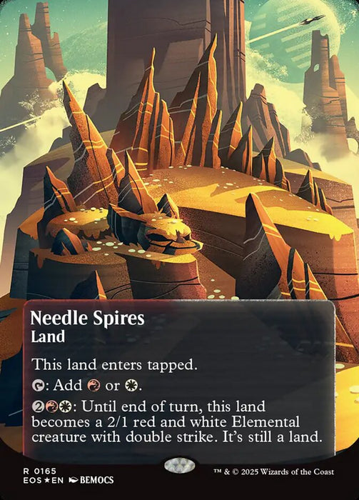 Needle Spires - Borderless (Foil)