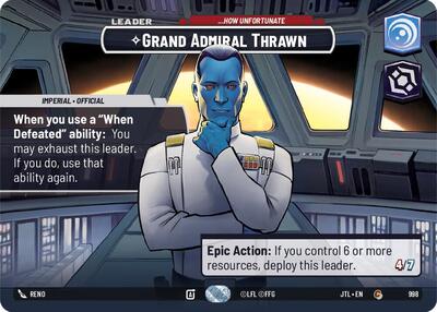 Grand Admiral Thrawn - ...How Unfortunate  (Showcase)