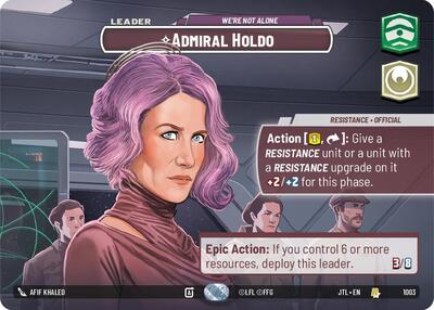 Admiral Holdo - We're Not Alone  (Showcase)
