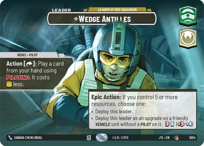 Wedge Antilles - Leader of Red Squadron  (Showcase)