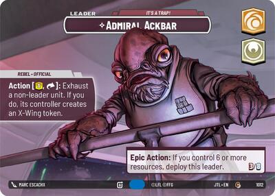 Admiral Ackbar - It's A Trap!  (Showcase)