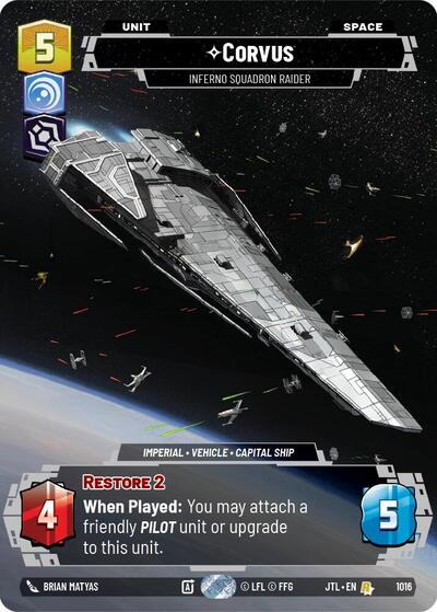 Corvus - Inferno Squadron Raider  (Prestige)