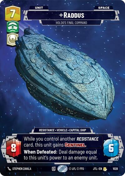 Raddus - Holdo's Final Command  (Prestige)