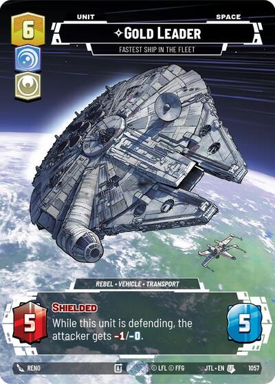 Gold Leader - Fastest Ship in the Fleet  (Prestige) - Foil