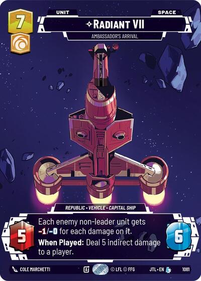Radiant VII - Ambassadors' Arrival  (Prestige) - Foil