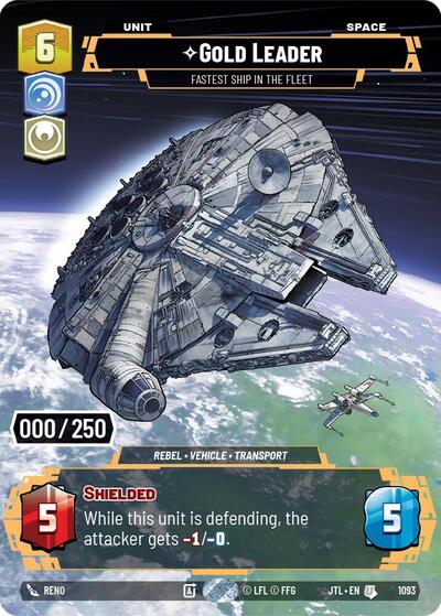Gold Leader - Fastest Ship in the Fleet  (Serialized)