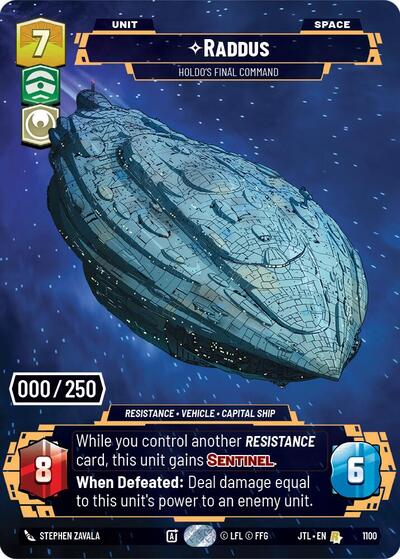 Raddus - Holdo's Final Command  (Serialized)