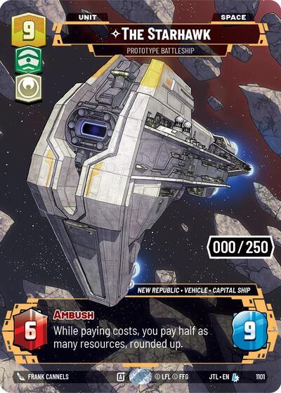 The Starhawk - Prototype Battleship  (Serialized)