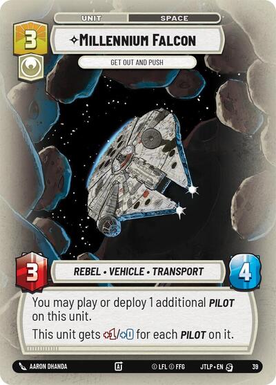 Millennium Falcon - Get Out And Push - Foil