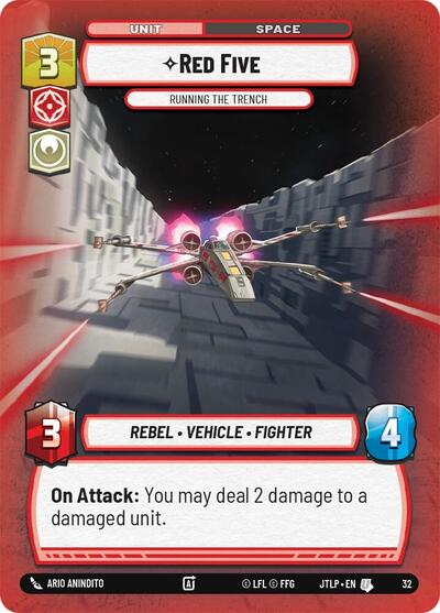 Red Five - Running the Trench - Foil
