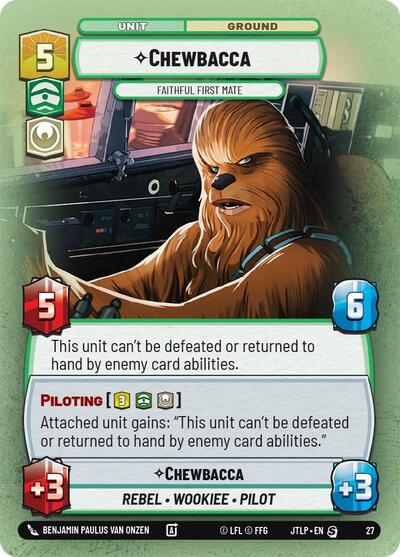Chewbacca - Faithful First Mate - Foil