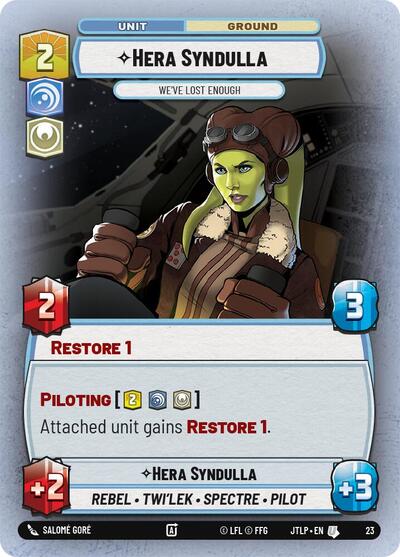 Hera Syndulla - We've Lost Enough - Foil