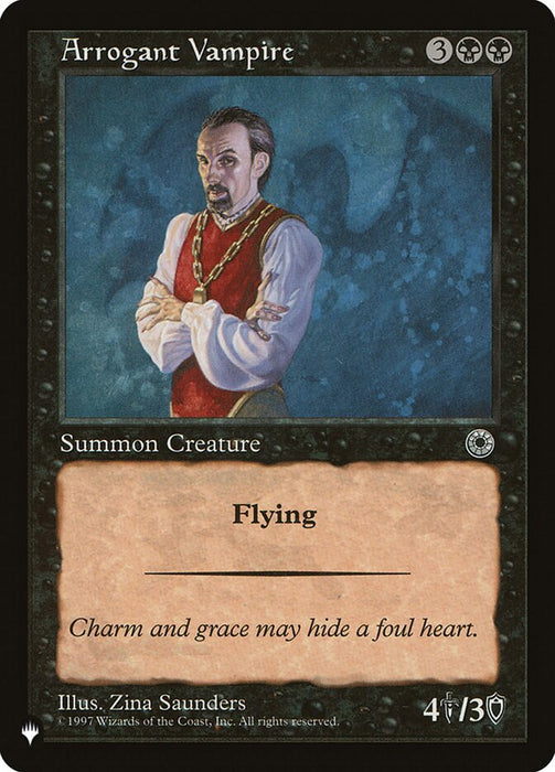 Arrogant Vampire - Retro Frame