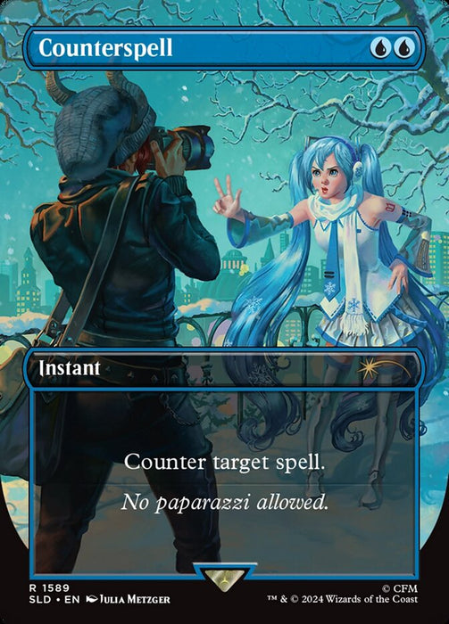 Counterspell - Borderless - Full Art - Inverted