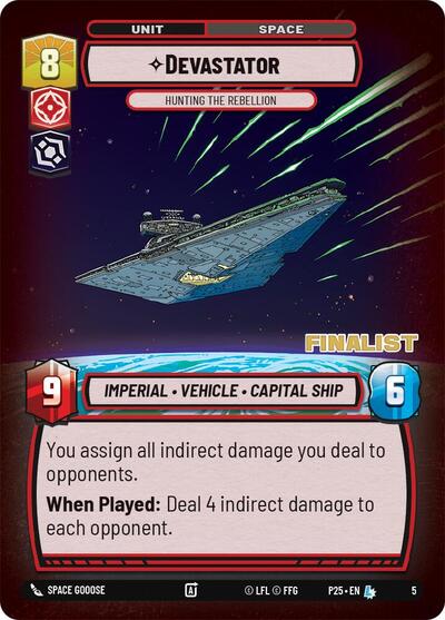 Devastator - Hunting the Rebellion (Finalist) - Foil