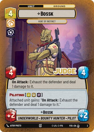Bossk - Hunt By Instinct - Foil