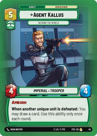 Agent Kallus - Seeking the Rebels
