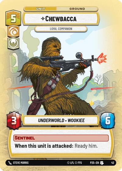 Chewbacca - Loyal Companion - Foil