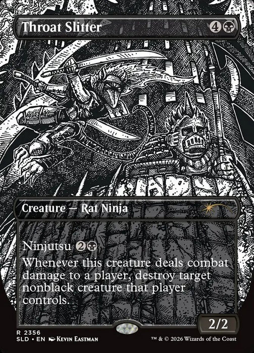 Throat Slitter - Borderless - Full Art - Inverted