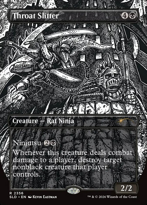 Throat Slitter - Borderless - Full Art - Inverted (Foil)