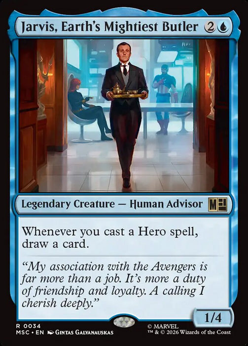 Jarvis, Earth's Mightiest Butler - Legendary - Surge Foil